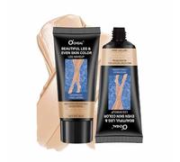 2Pcs Maquillage des Jambes et du Corps,Concealer Leg Cream,Hydratant pour les Jambes Maquillage imperméable à l'eau Sans Transfert,Teint Uniforme Sans Défaut,Fond de Teint avec Lotion Pour le Corps