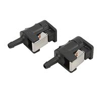 2pcs Marine Motor Motor Connecteur Connecteur Moteur Pipe de carburant Femelle Joint 6G1 24305 6Y1 24305 Connexion facile Matière ABS en aluminium léger durable