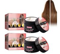 2PCS Masque Cheveux Naturel, Coconut Hair Mask, Masque Capillaire Réparateur et Hydratant, Masque Cheveux Nutritif, Silky Deep Conditioner, Silk Smooth Deep Conditioner