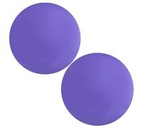 2pcs Massage de Masse en Silicone Semelle Fascia Boule pour Massage des Muscles Yoga Semelles d'acupoint, Balles de massothérapie. (PURPLE)