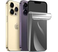 2pcs Mat Film Hy Ogel Pour Iphone 14 Pro (6.10inch),[Antireflets & Anti-Empreintes Digitales] Flexible Tpu Film De Protection D'écran[Pas De Verre][Pac5158722]