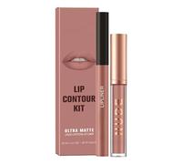 2PCS Mat Velvet Crayon à Lèvres & Rouge à Lèvres Set pour les femmes - Hautement Pigmenté, 3D Hydratant, Longue Durée Imperméable Anti-adhésif, Gloss à Lèvres (#11)