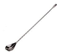 Fdit 2Pcs Mélange Cocktail Spoon Boisson Café Mélanger Coucher Outil en Acier Inoxydable avec Longue Poignée pour Bar Café Twisted Bar Cuillère(#6)