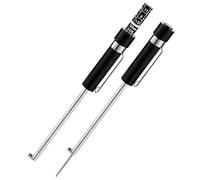 2pcs Mesure Frein Langue, 15,5x1,3cm Testeur de Plaquettes de Frein de Voiture Jauge d'Épaisseur Plaquette de Frein pour la Mesure des Plaquettes de Frein Internes et Externes(Noir)