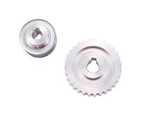 2Pcs MéTal Synchrone Poulie Pignon Moteur Courroie Pignon de Roue S Cj0618 Mini Tour Engrenages, Engrenages de DéCoupeuse en MéTal