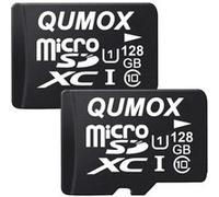 QUMOX 128GB MICRO SD MEMORY CARD CLASS 10 UHS-I 128 GB 128Go Go carte mémoire HighSpeed Write Speed 30Mo/S read speed upto 80Mo/S