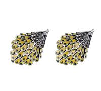 2pcs Mignon hérisson Broche Broche Mode émail émail Animal épingles Badge Corsage de Dessins de Dessins pour vêtements de Jean Sac à Dos Bijoux Accessoires Jaunes