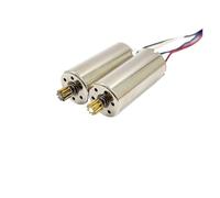 2pcs Mini 10mm*22mm 1020 CW+CCW Coreless Motor DC 3.7V-7.4V High Speed 9T Brass Gear for RC Car Drone Quadcopter Aircraft Engine
