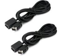 2pcs Mini câble d'extension 6 ft. compatible avec Nintendo NES Classic manette contrôleur G