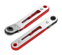 2Pcs Mini Clés à Cliquet, Tête Plate et Tête Coude Tournevis à Cliquet Réversible 1/4 Pouce liquets Couple Cliquets Réversible Décalé