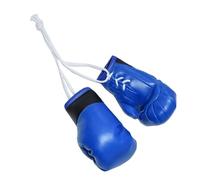 2pcs mini-gants de boxe pour miroir de voiture, porte-clés de de boxe réaliste avec cordes, petits jouets de boxe légers pour l'ornement de la maison et de l'ornement de la voiture