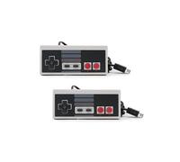 2PCS Mini Manette contrôleur Gamepad Controller compatible avec Nintendo Mini Classic NES Joypad 1.8M câble