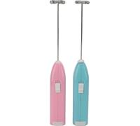 2pcs Mini -Mélangeur à main Moteur à grande vitesse Une opération Durable en acier inoxydable à base d'acier électrique Agitateur