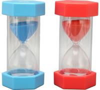 2pcs Minuteur de sable 45 minutes Sablier pour jeux d'enfants Salle de classe Accueil Bureau de cuisine Utilisation