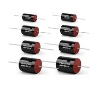 2Pcs MKP Series Audiophile Frequency-Divided Audio Capacitor Divider 400V 0.1uF-47uF Speaker Audio MQXFCZUX(6.8UF 400V)