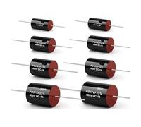 2Pcs MKP Series Audiophile Frequency-Divided Audio Capacitor Divider 400V 0.1uF-47uF Speaker Audio MQXFCZUX(33UF 400V)