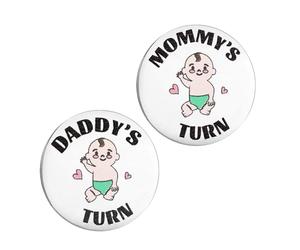 2pcs Monnaie pour Les Nouveaux Parents, Idéales Les Nouveau Nés Cadeaux de Grossesse Amusants Parfaits pour Baby Showers et Anniversaires