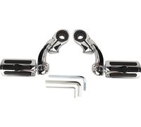 2pcs moto -autoroute -pied -peg -chrome réglable pédale durable confortable pour Davidson Short Type
