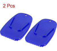 2pcs Moto Béquille Tampon Chevalet Côté Chevalet Extension Tampon Bleu