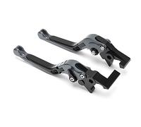 2PCS Motorcycle Brake Embrayage Leviers Réglables en Alliage D'aluminium CNC RÉGLABLE pour 250/300/350 2018-2021 (Gris)