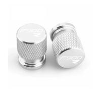 2PCS Motorcycle Tire Valve Air Port Stem Cover Cap Plug CNC Accessories Compatible WithF900R F900XR F 900 R F900 XR F 900XR F900r(Silver F900R)