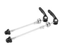 2pcs Moyeu Libération Rapide Leviers 145mm Avant, 185mm Arrière Résistance à L'usure Libération Rapide pour Roues de Vélo (Noir)