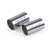 2Pcs MPT MKP 400V Capacitor HIFI Axial Fever Crossover Coupling Frequency-Divided For Audio Capacitor Audiophile Speaker MQXFCZUX(18UF MPT Silver)