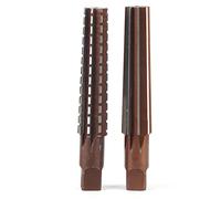 2pcs MT3 HSS Cône Fin/Rugueux Outil de Coupe Alésoir Outil de Coupe Queue Droite