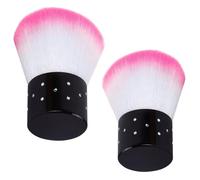 2PCS Nail Dust Bross, poussière de tête fine douce et confortable pour les ongles, art nail de 1, 6 x 2, 5 pouces, mannequin facile à utiliser pour les femmes.