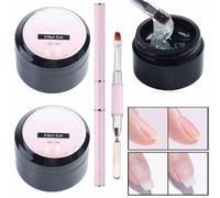 2pcs Nail Repair Protection Gel,Nail Repair Kit For Split Natural Nail,Instant Cracked Nail Repair Gel,Nail Repair Kit For Cracked Natural Nail Emergency Easy Quick Fix