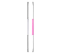 2pcs Nails À Double Pointe Stylo Art Avec Poignée Triangulaire Barreaux Transparents Et Capuchons De Protection Pour Les Détails Précis Et La Garniture De Couleur Triangulaire Grip Nail Art Brush Avec
