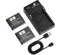 2PCS NB-8LH NB-8L Batterie et Chargeur pour Canon PowerShot A2200 A3000 A3100 A3200 A3300