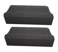 2pcs Nettoyer de cheveux à barbe pour lavabo, barbe Nettoyer l'évier éponge, cadeaux de nettoyage de coupe à barbe pour les hommes lavabo de salle de bain et comptoir nettoyage