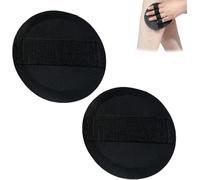 2PCS No-Pain Exfoliating Bath Scrubber Glove, Scrub Bath Pads | Gently Exfoliate, Unclog Pores, Reveal Brighter Skin. Durable Rubber, Easy to Rinse, Reusable, For Women and Men (A)
