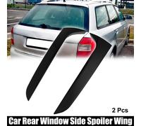2pcs Noir Arrière Fenêtre C?té Spoiler Aile Auto Fenêtre Spoiler Garniture