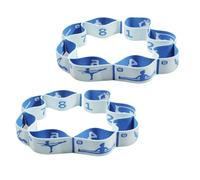 2pcs Non Glisser La Sangle D'étirement De La Sangle Fitness Resistance Exercice Entraînement pour Les Exercices Réadaptation