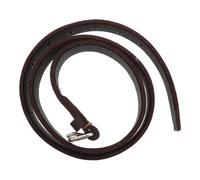 2PCS Non-Stretch Soft Stirrup Leathers for Equestrian Training Supplies with Woven Straps Stainless Pour Équitation