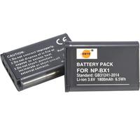 2pcs NP-BX1 Li-ION Batterie compatibles avec Sony ZV-1,DSC-RX100 VII,DSC-RX100 II,DSC-RX100M II,DSC-RX100 III,DSC-RX100 V,DSC-RX100 IV