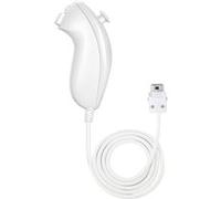 Nunchuk blanche compatible pour Manette Nintendo Wii - QUMOX®