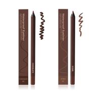 2Pcs Occasionalous Eyeliners, Rehearsal Eyeliner Plum, 24 Hr Waterproof Eyeliner Double Sharpenable Eye Pencil, Smooth and Easy to Color (2Pcs-A)