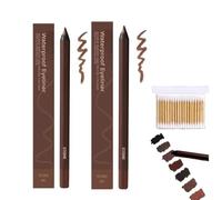 2Pcs Occasionals Eyeliner,24 Hr Waterproof Eyeliner Duo Sharpenable Eye Pencil,2 In 1 Eye Liner And Eyebrow Pencils,No Smudging, Fading, Smooth And Easy To Color (Stone*2, size)