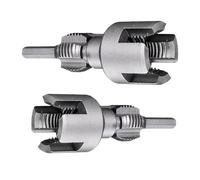 2PCS Outil De Filetage Interne Et Externe 2 en 1, Outil De Filetage De Tuyau Interne Et Externe Intégré, Compatible avec La Perceuse Électrique, Incluant Les Spécifications 1/2'“ Et 3/4”'