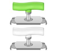 2pcs Ouvre-bocal Cap Crack - Ouvre-bocaux Réglables Pour Les Mains Arthritiques, Ouvre-couvercles En Acier Inoxydable, Ouvre Boite De Bocaux Pour Cuisine Maison Agées
