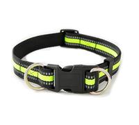2pcs / Pack Collier pour Animaux de Compagnie Double Anneau Petit, Moyen et Grand Anneau de Cou de Chien réfléchissant et Robuste dix tirages Produits pour Animaux de Compagnie