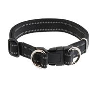 2pcs / Pack Collier pour Animaux de Compagnie Double Anneau Petit, Moyen et Grand Anneau de Cou de Chien réfléchissant et Robuste dix tirages Produits pour Animaux de Compagnie