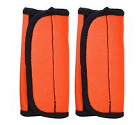 Alomejor 2PCS Paddle Grips Neoprene Soft Take-Apart Paddle Grips Anti-Slip Grip Prévention des Ampoules Canoe Kayak Boat Accessoires(Orange)