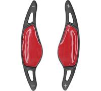 2pcs palettes de changement de vitesse au volant en alliage d'aluminium Accessoires intérieurs de voiture de remplacement pour GR Supra A90 2019-2022Black
