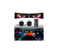 2pcs Panneau Led Affichage Camion Yeux,59 X 12 cm,LumièRes Devil Eyes Pour Voiture,Usb 5v Programmable Display,Flexible,Personnalisé,App Bluetooth,Decoration Camion XAXVSTS