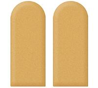 2pcs Panneaux Muraux Tapissés, Tête de Lit Auto-adhésive, Autocollants Muraux Anti-collision 3D, Coussin Mural Tête de Lit Enfant Rembourrage Mural pour Chambre à Coucher, Salle de Jeux (Color