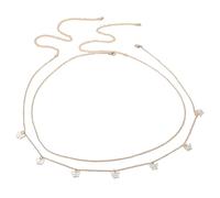 2pcs papillon taille chaîne élastique et réglable corps chaîne rétro style bohème été plage bikini accessoire